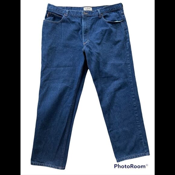 L L Bean Classic fit 5 pocket jeans, size 40/30 - Picture 1 of 5